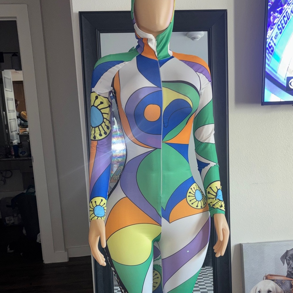 Colorful Abstract Jumpsuit